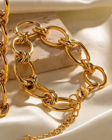 Pulseira Astryvia - Banhada Ouro 18K