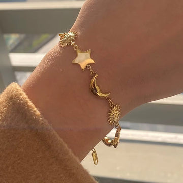 Pulseira Alverine - Banhada a Ouro 18K
