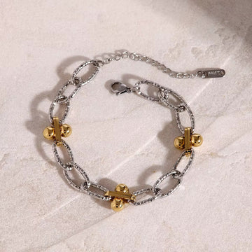 Pulseira Syvonis - Banhada a Ouro 18K