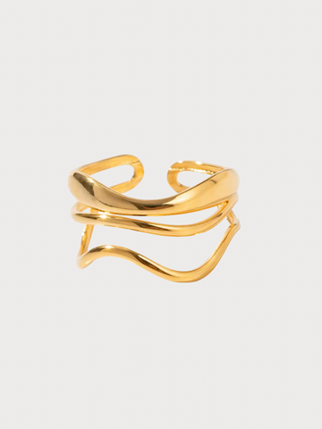 Anel Venlyra - Banhado a Ouro 18K