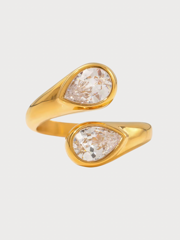 Anel Vetrae - Banhado a Ouro 18K