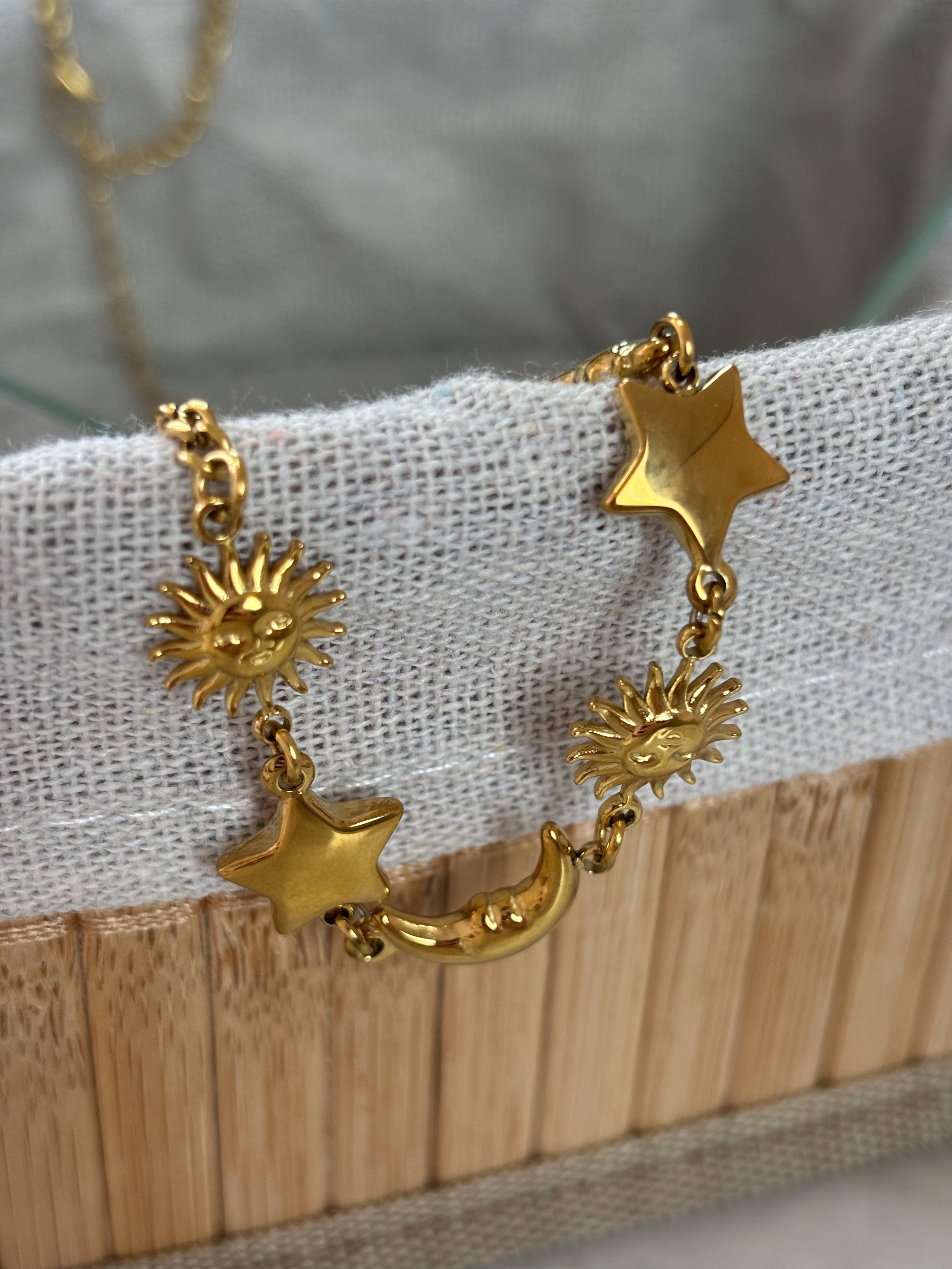 Pulseira Alverine - Banhada a Ouro 18K