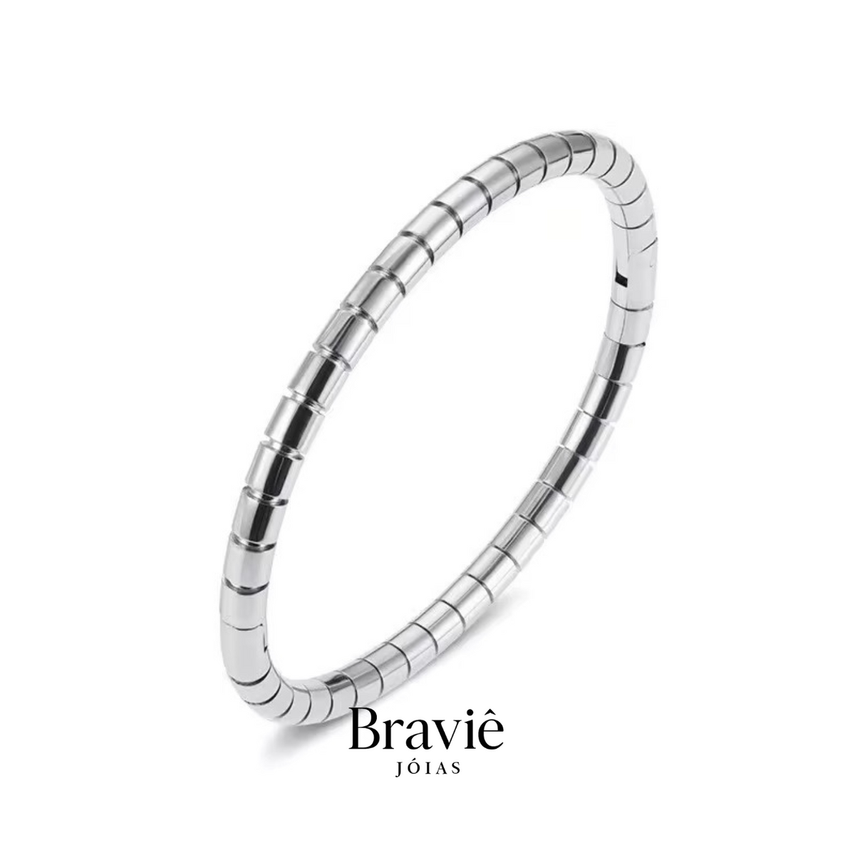 Bracelete Axis Prateado