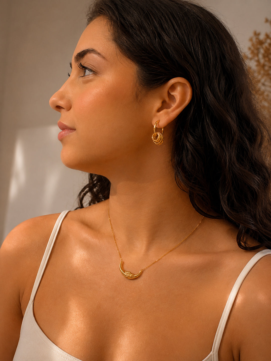 Brinco Elyssor - Banhado a Ouro 18K