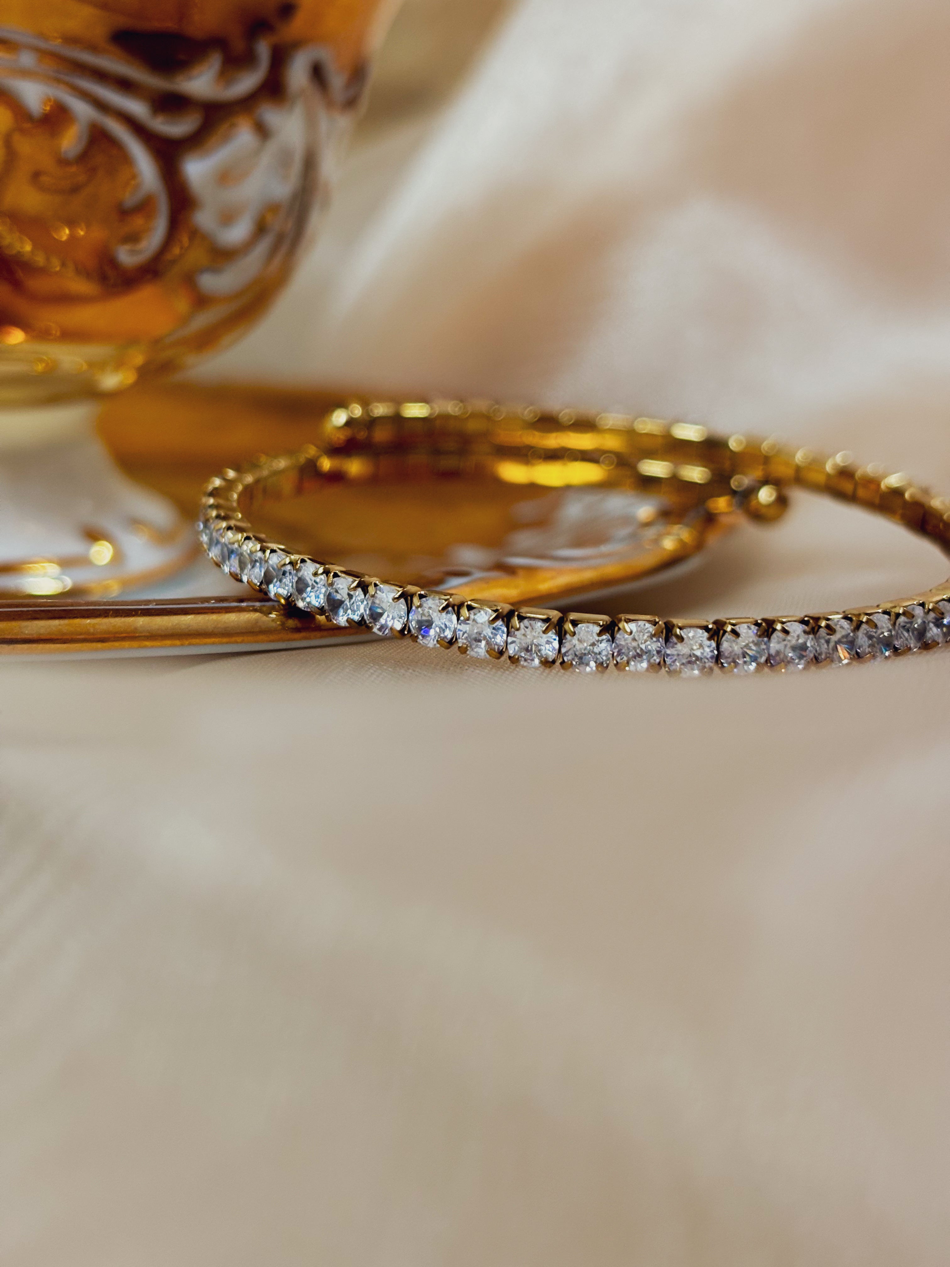 Bracelete Ovelyne - Banhado a Ouro 18K