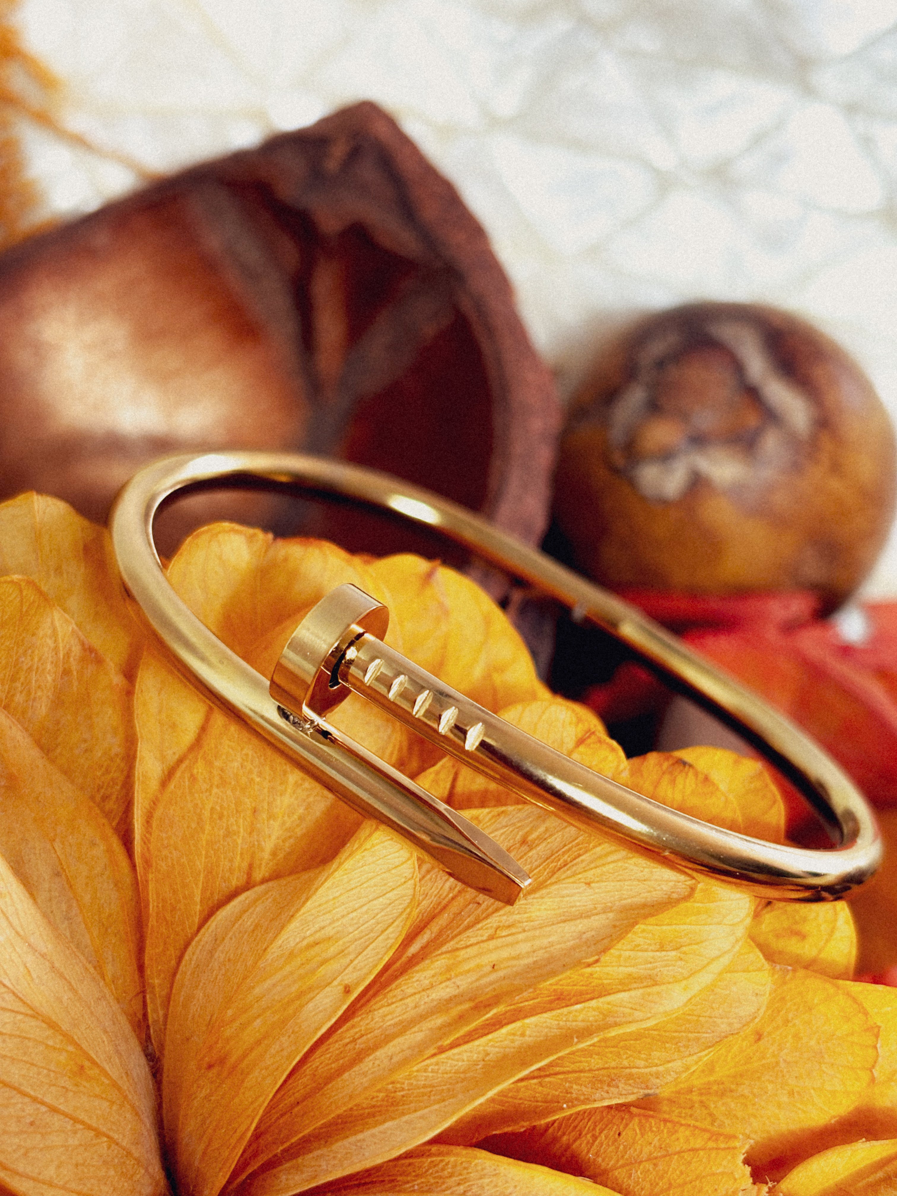 Bracelete Prego Elegance – Banhado a Ouro 18K