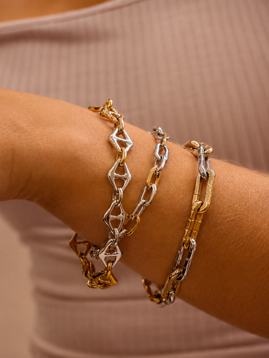 Pulseira Cylara - Banhada a Ouro 18K