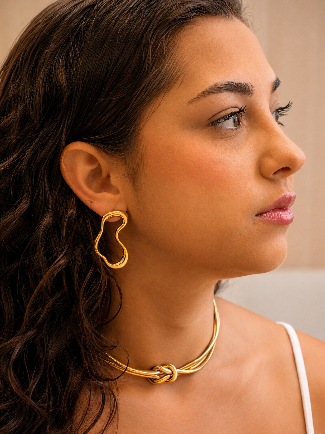 Brinco Zerionne - Banhado a Ouro 18K