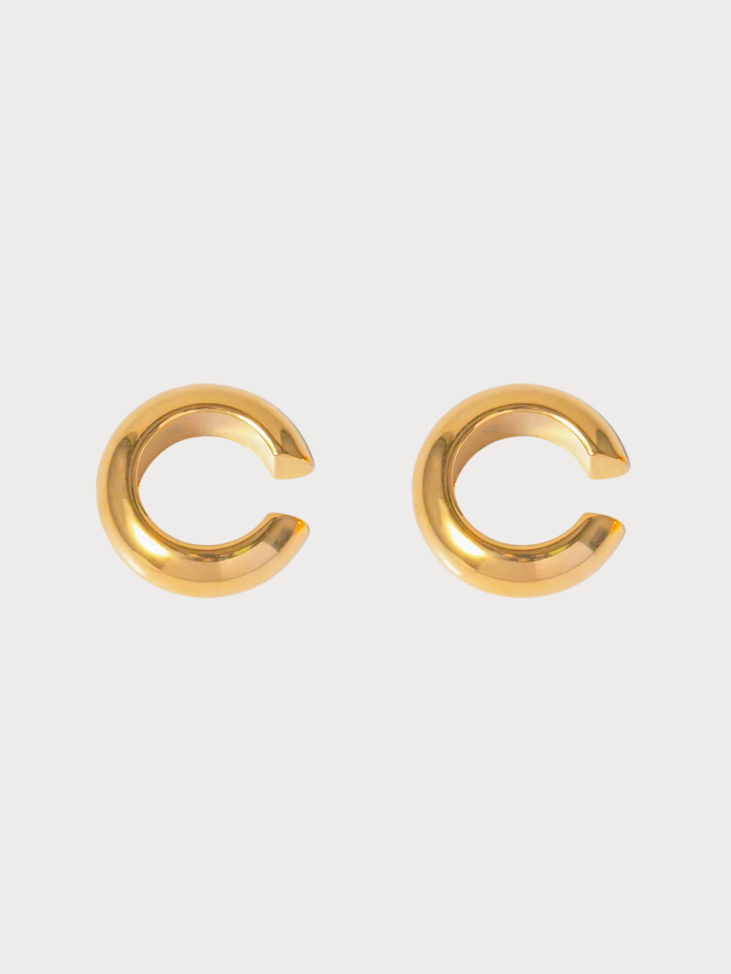Brinco Earcuff Mabel - Banhado a Ouro 18K