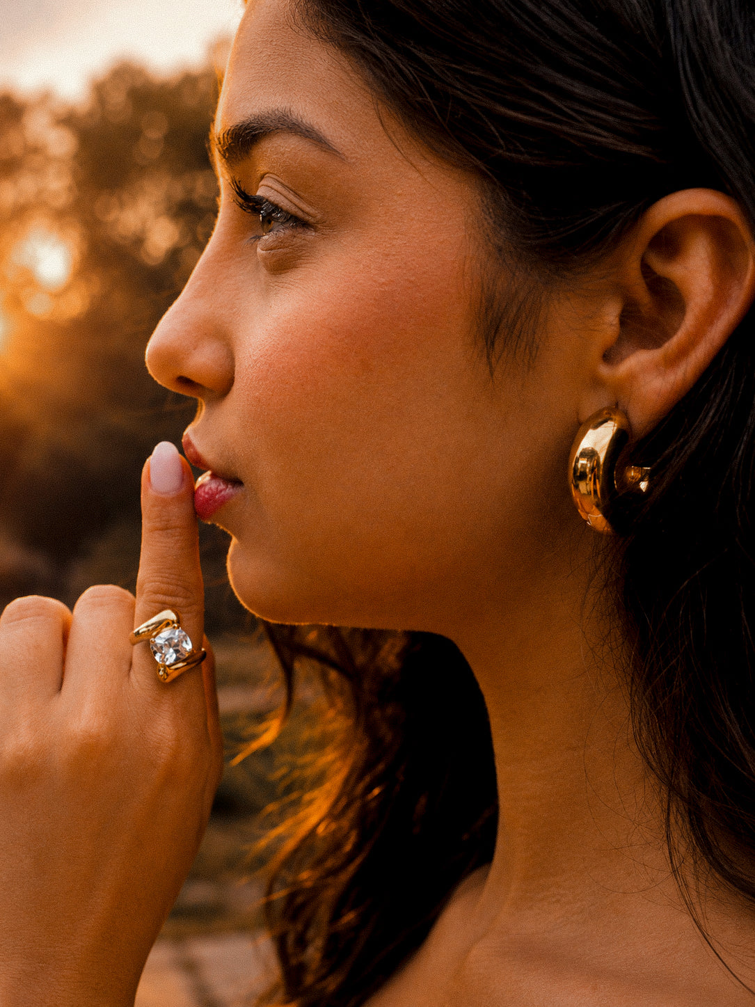 Brinco Astrynne - Banhado a Ouro 18K
