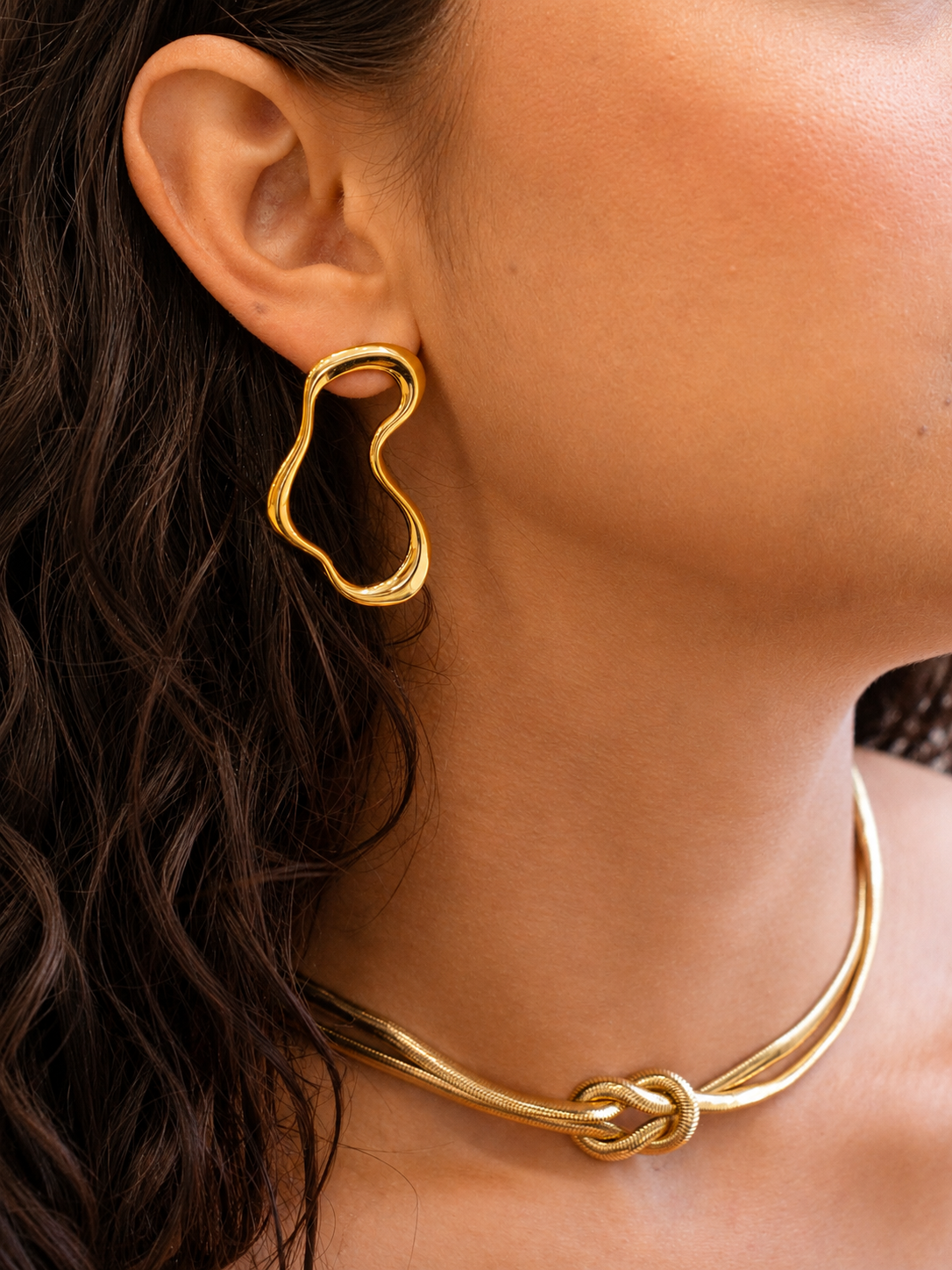 Brinco Zerionne - Banhado a Ouro 18K