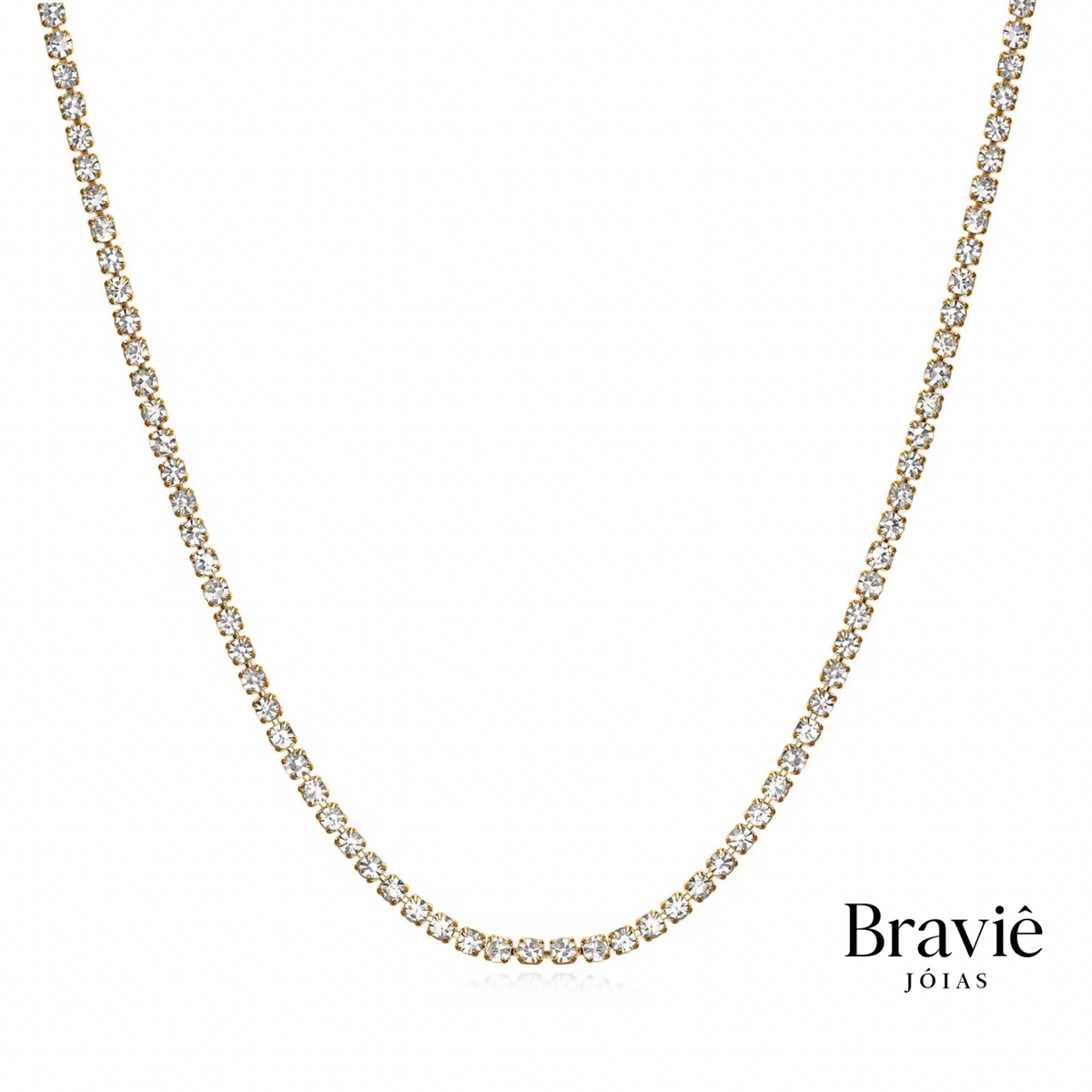 Colar Glam Eternal – Banhado a Ouro 18k