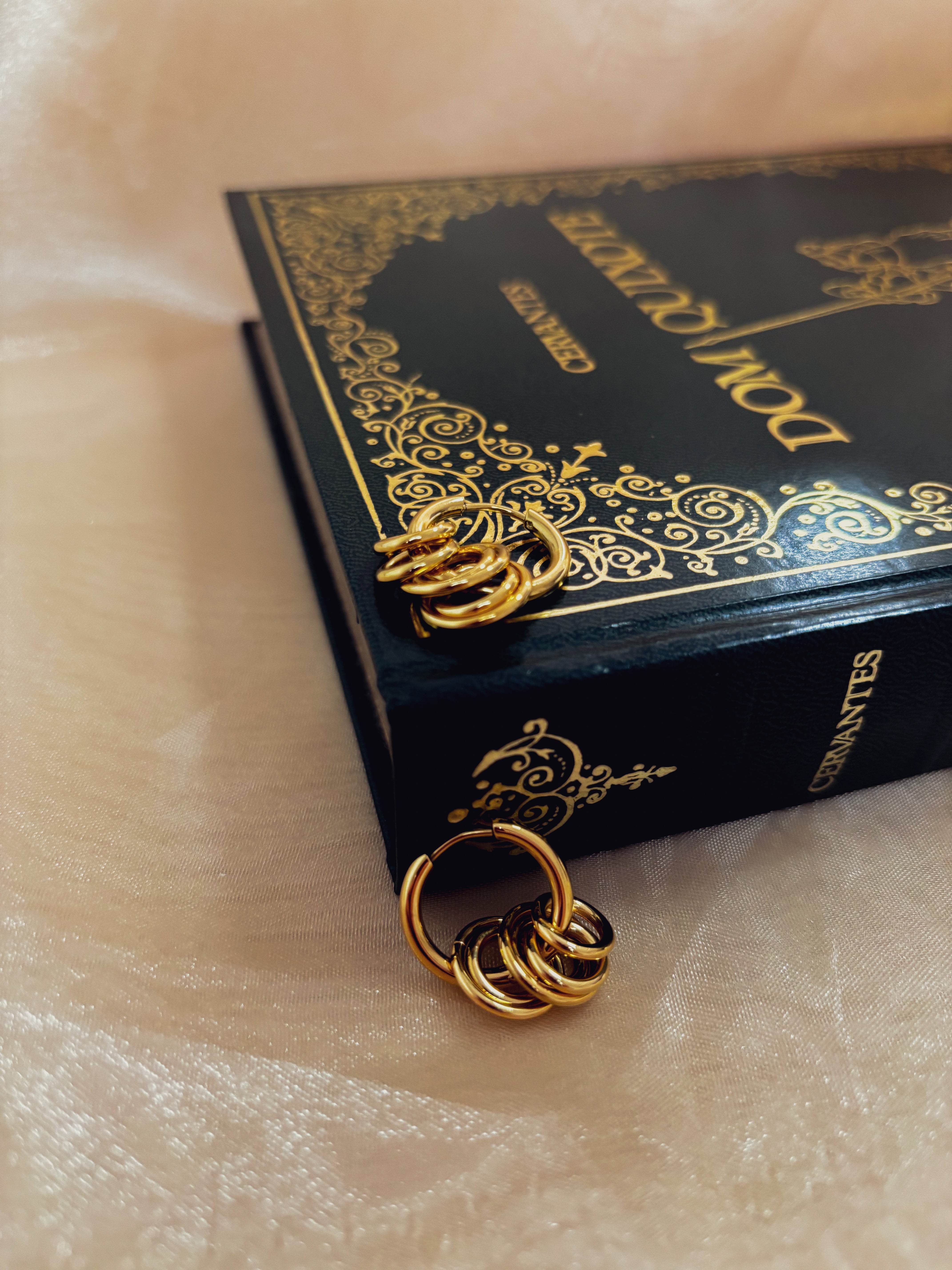 Brinco Elyssor - Banhado a Ouro 18K