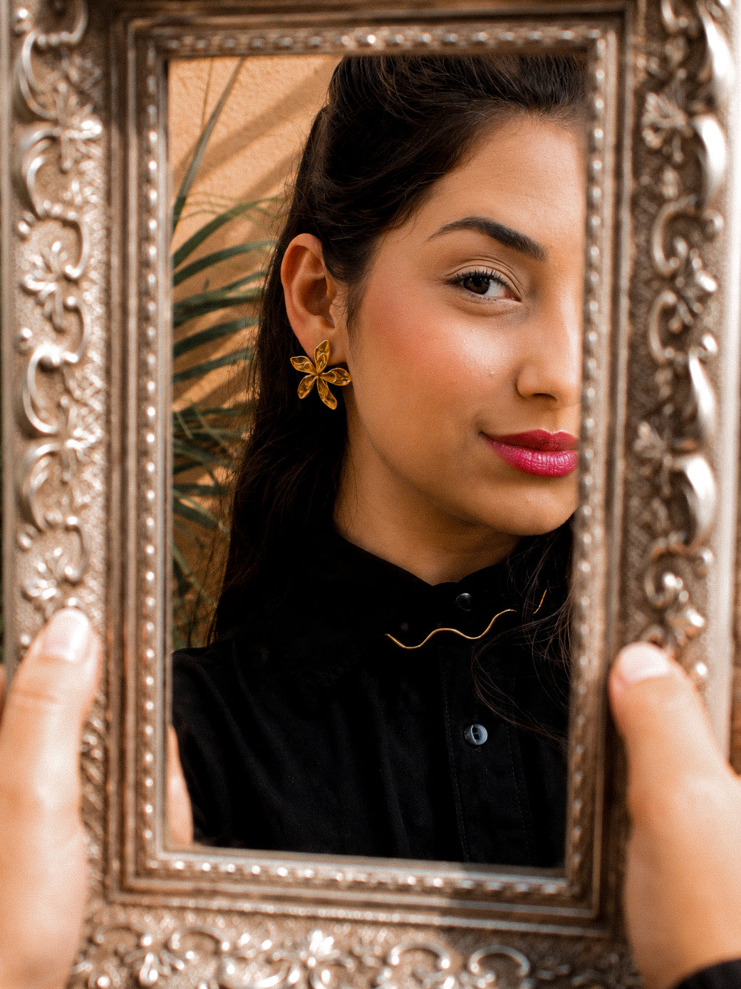 Brinco Lindy - Banhado a Ouro 18K