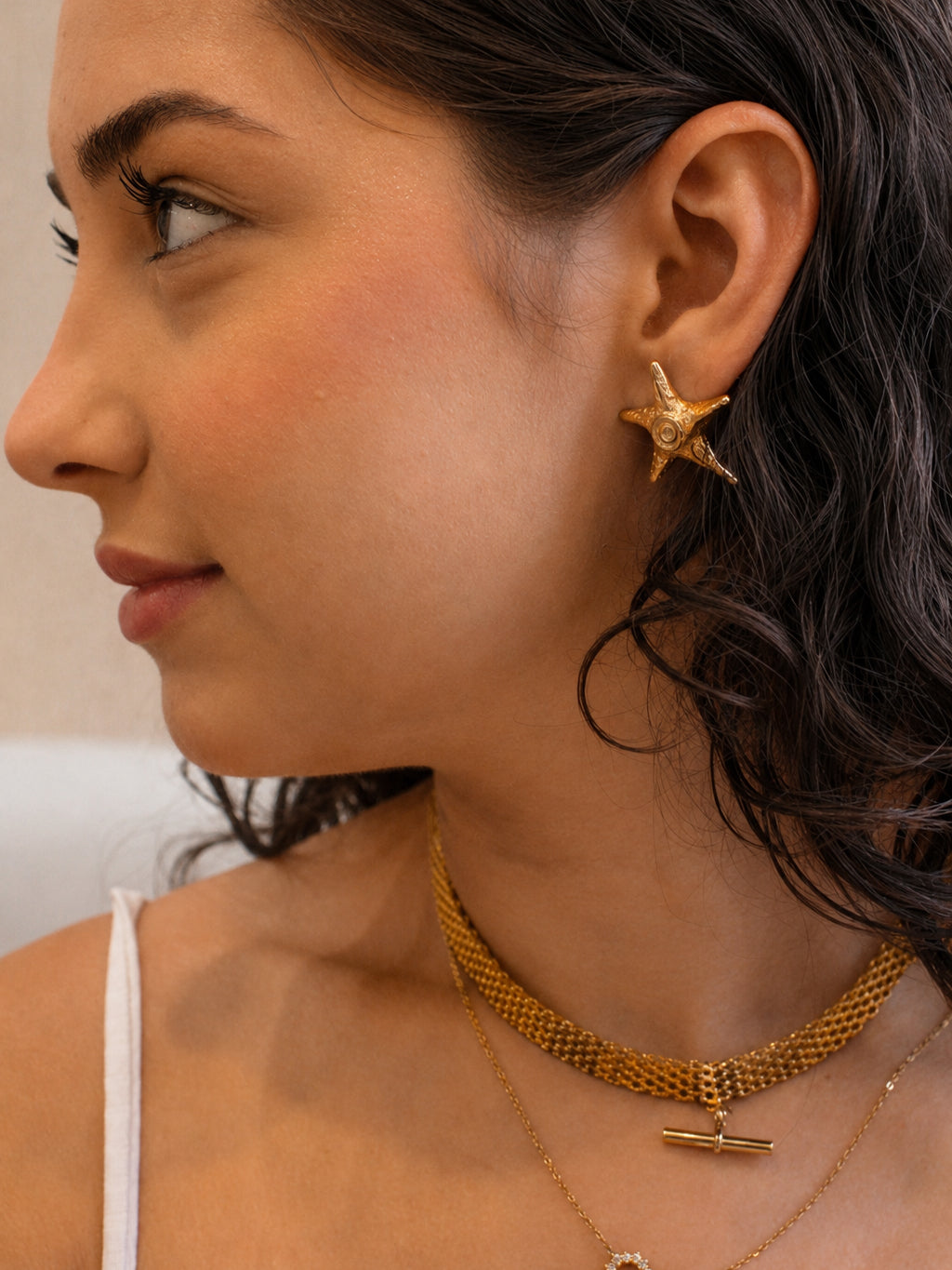 Brinco Veyrion - Banhado a Ouro 18K