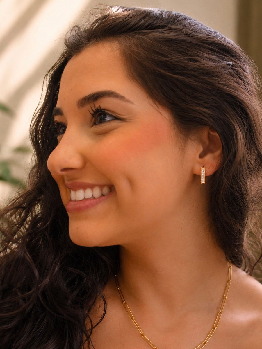 Brinco Lexy - Banhado a Ouro 18K