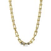 Colar Elos Contemporâneo – Banhado a Ouro 18k