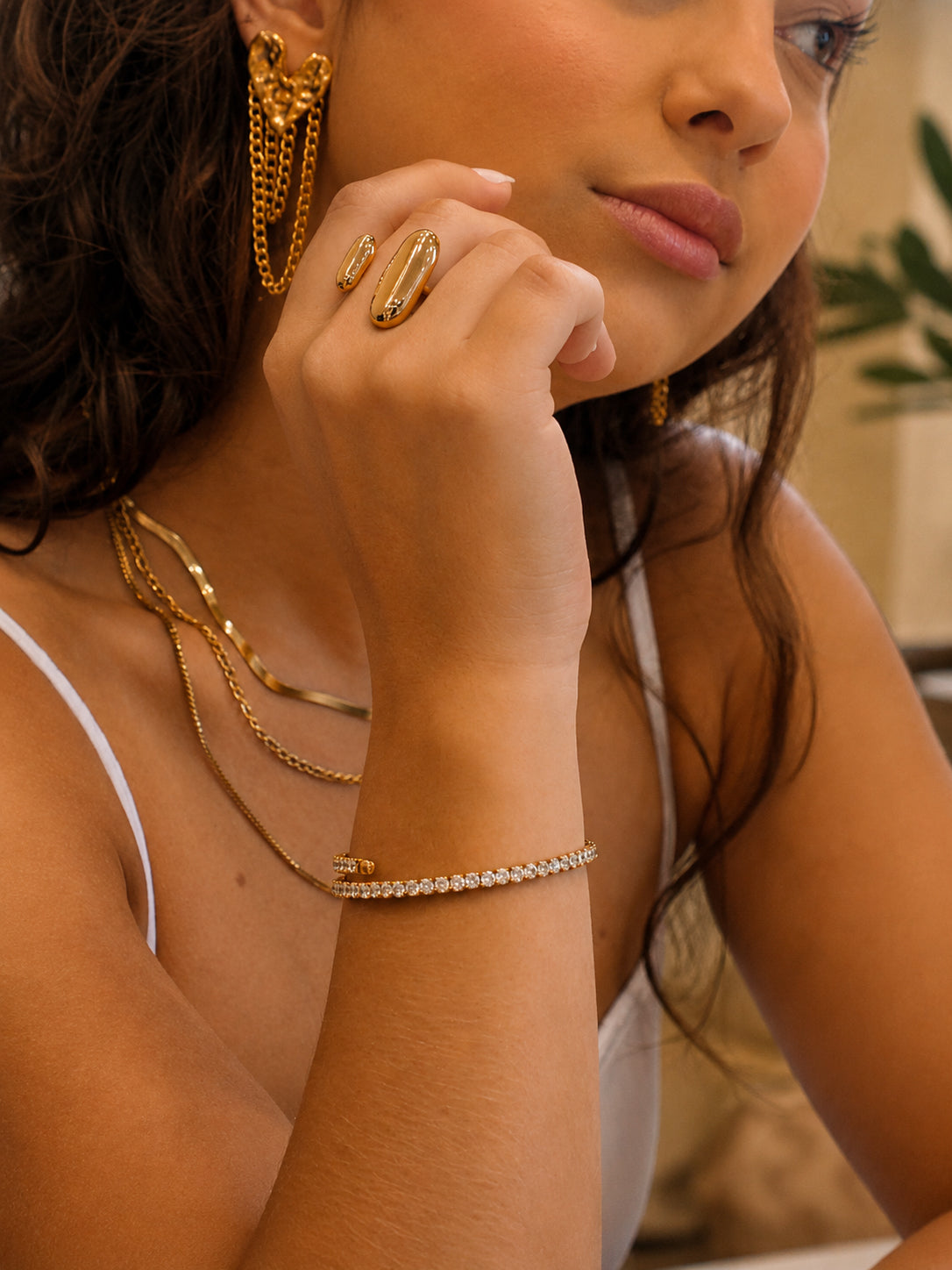 Bracelete Ovelyne - Banhado a Ouro 18K