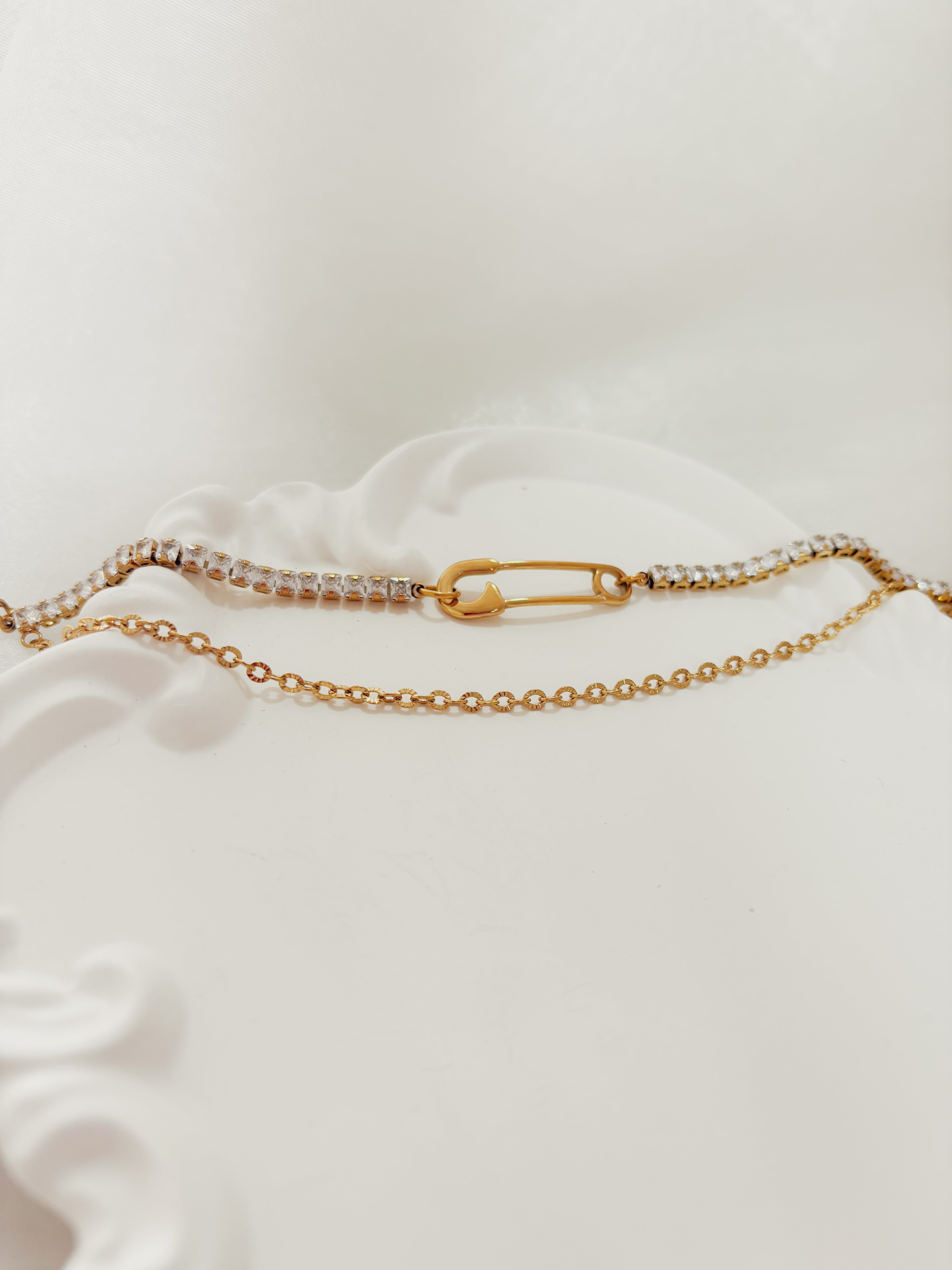 Pulseira Alvéria - Banhada a Ouro 18K