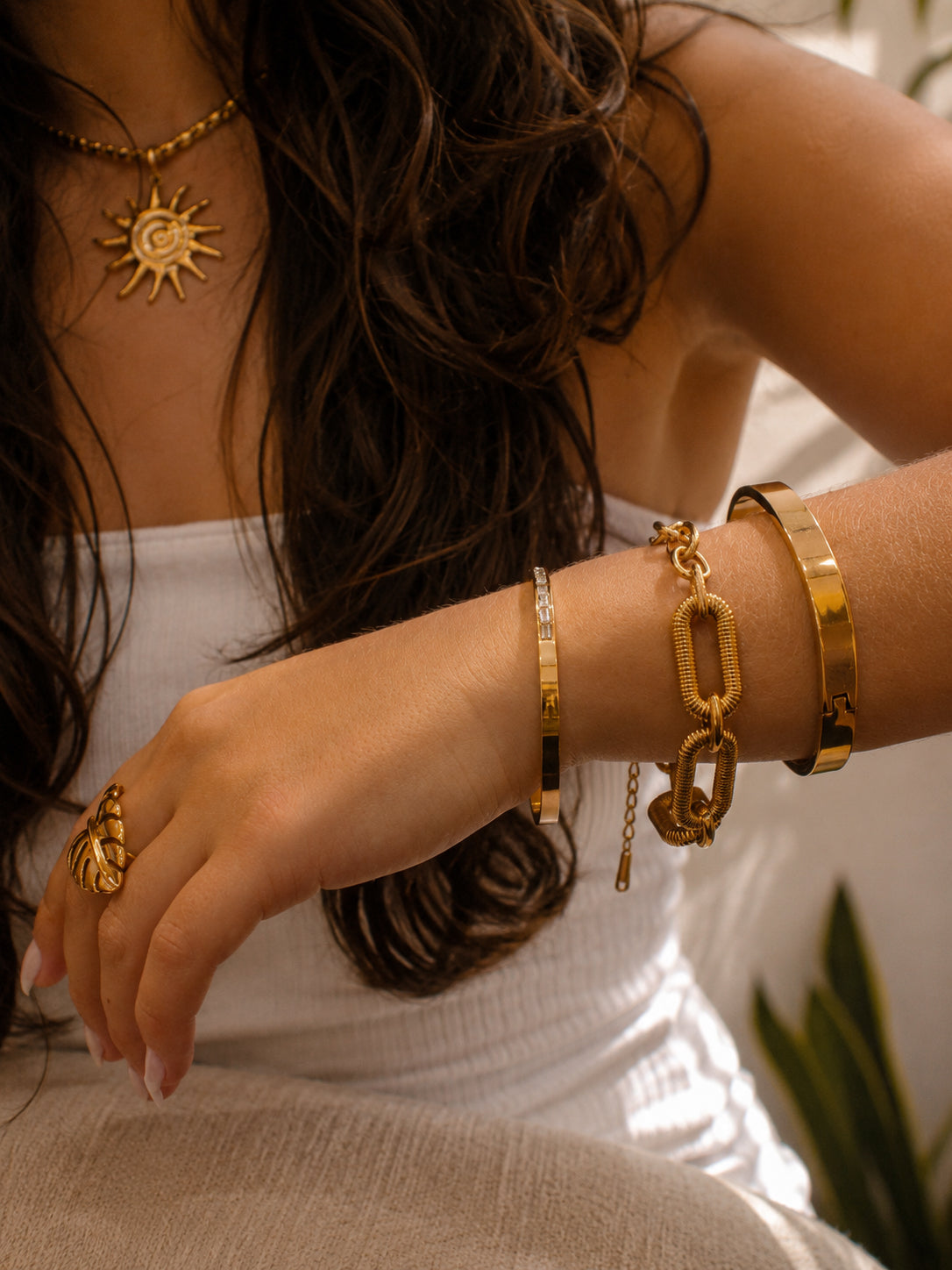 Bracelete Korvessa - Banhado a Ouro 18K