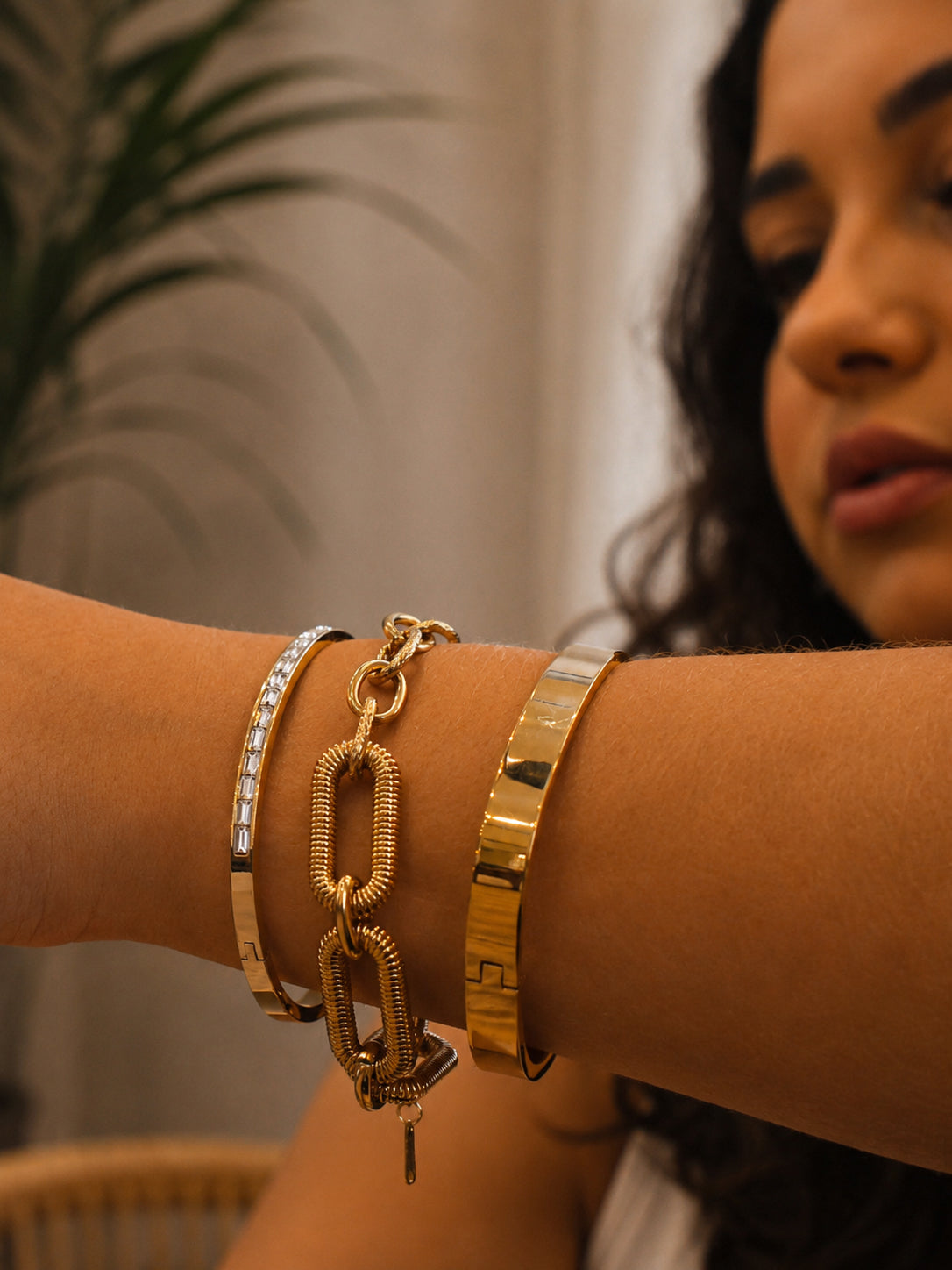 Bracelete Calyros - Banhado a Ouro 18K