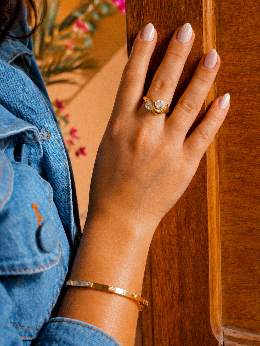 Anel Olivienne - Banhado a Ouro 18K