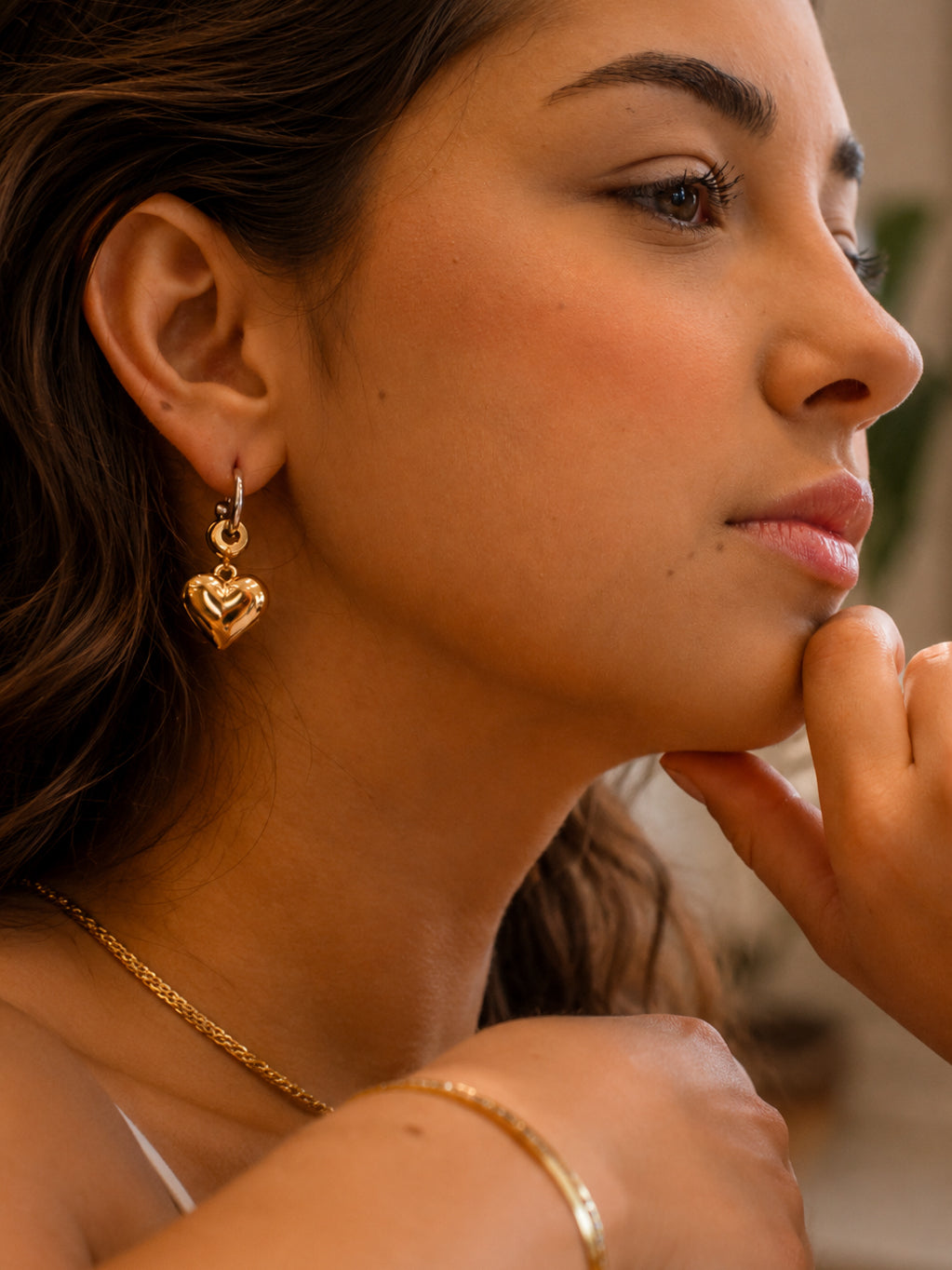 Brinco Firenzea - Banhado a Ouro 18K