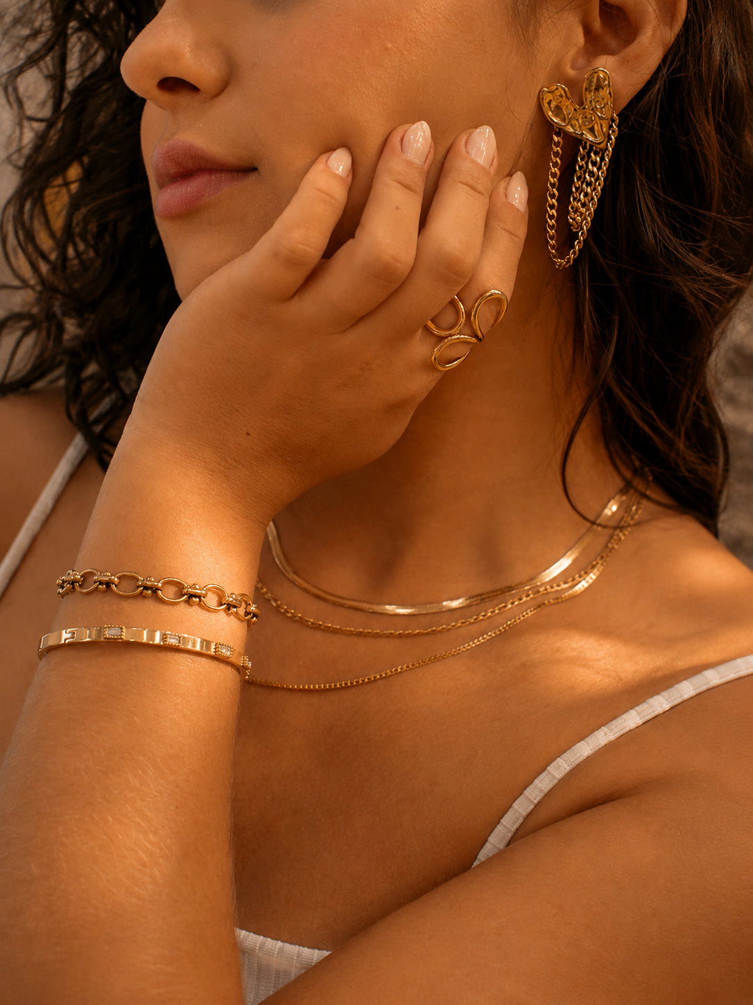 Anel Cylare - Banhado a Ouro 18K