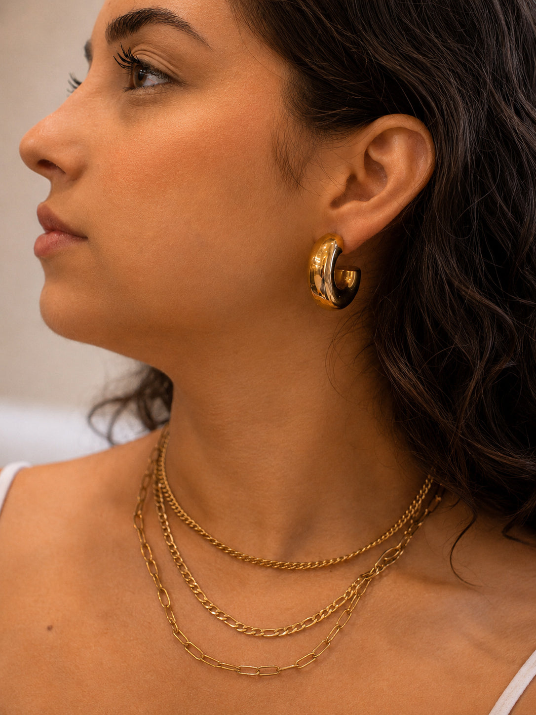 Brinco Astrynne - Banhado a Ouro 18K