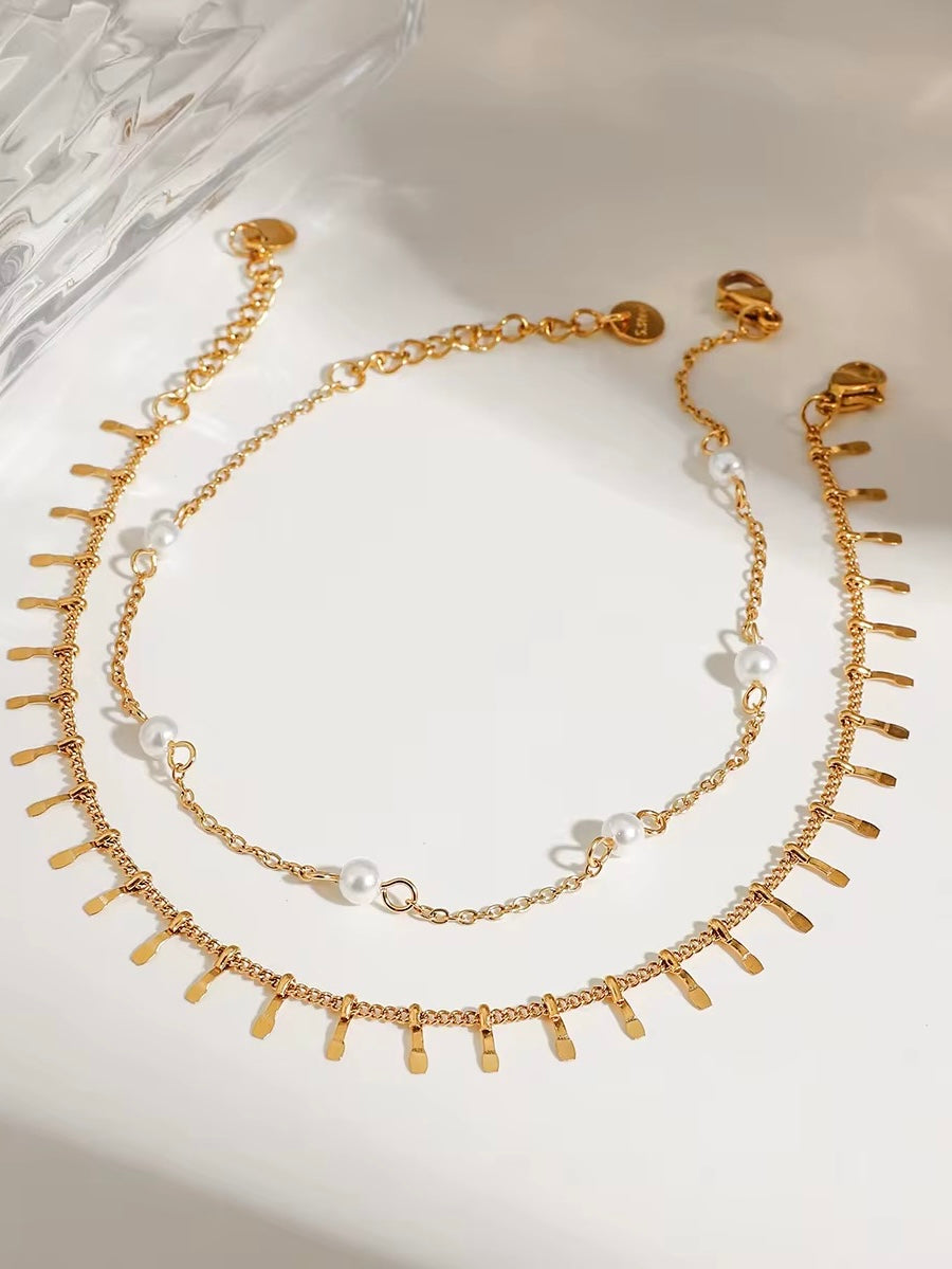 Tornozeleira Lumira - Banhada a Ouro 18K