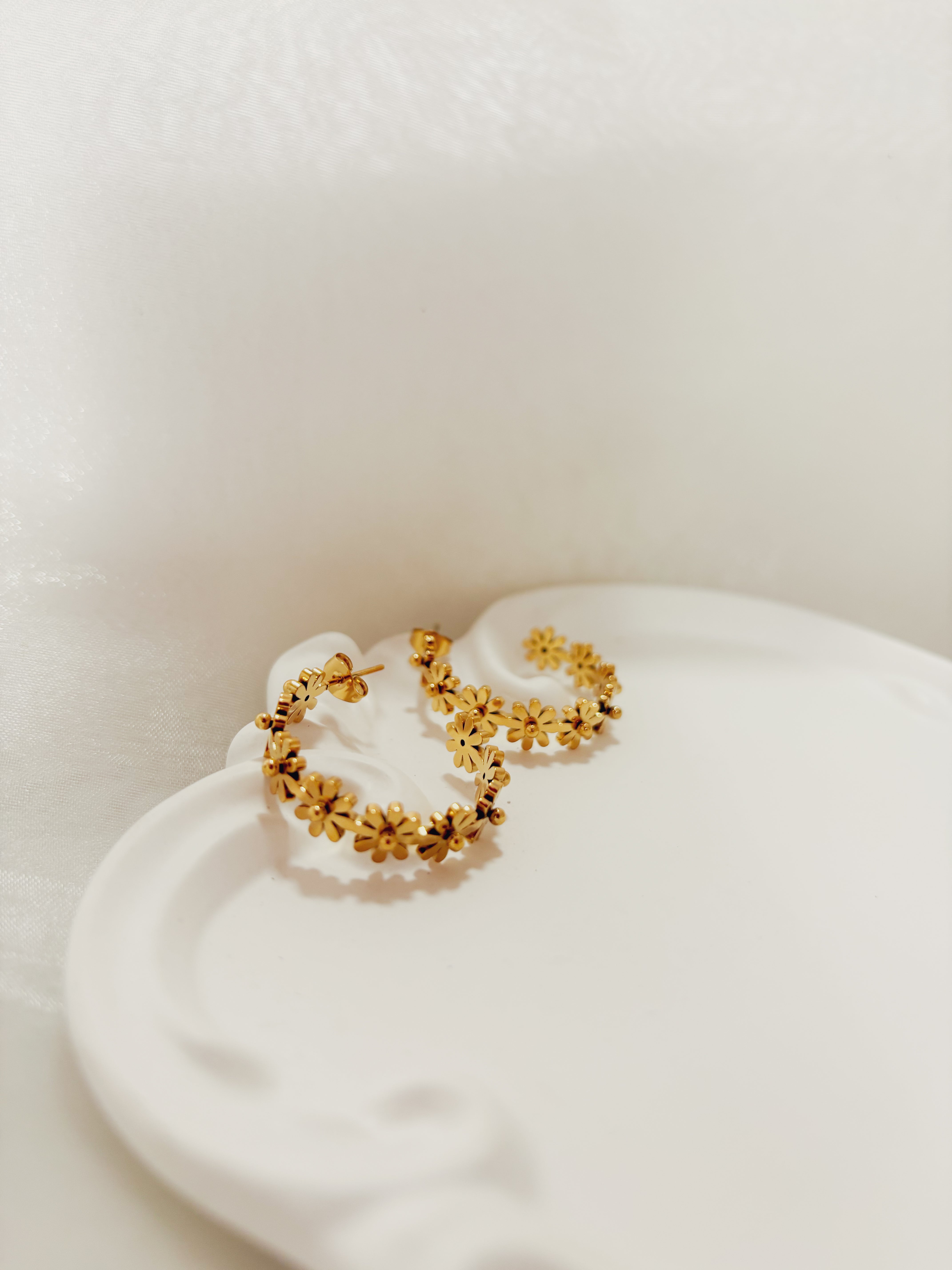 Brinco Myrrion - Banhado a Ouro 18K
