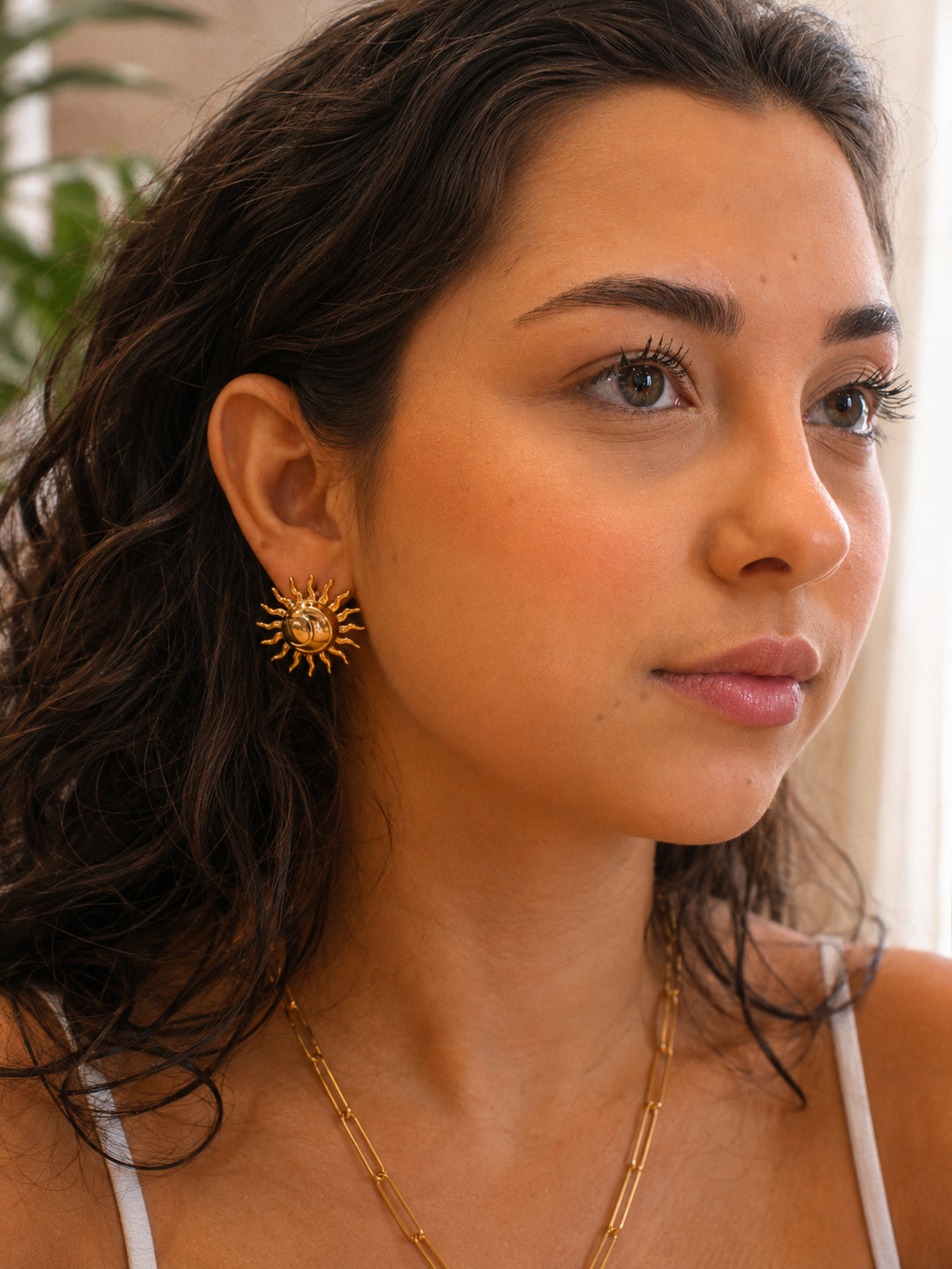 Brinco Elryon - Banhado a Ouro 18K