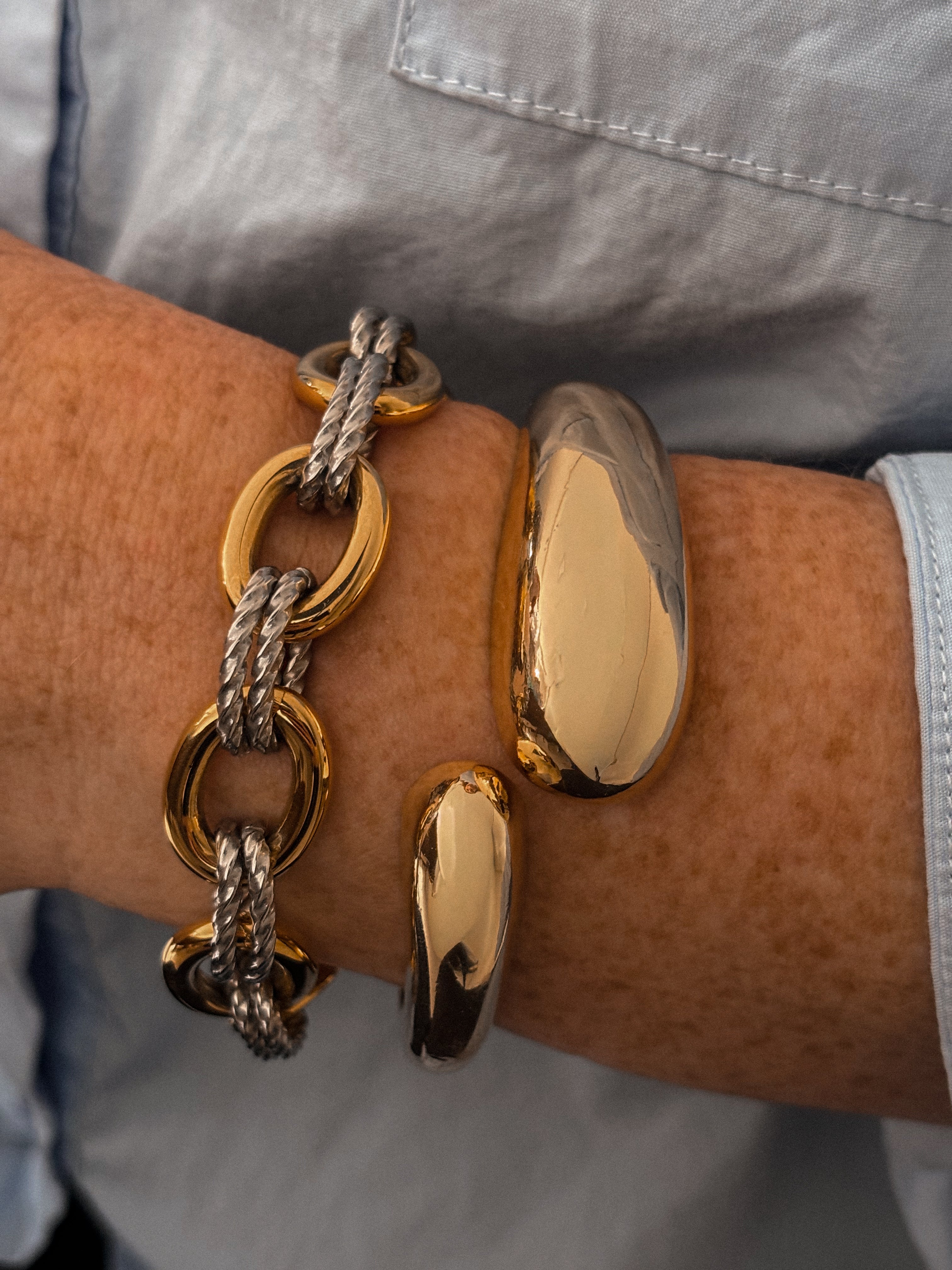 Bracelete Aura - Banhado à Ouro 18K