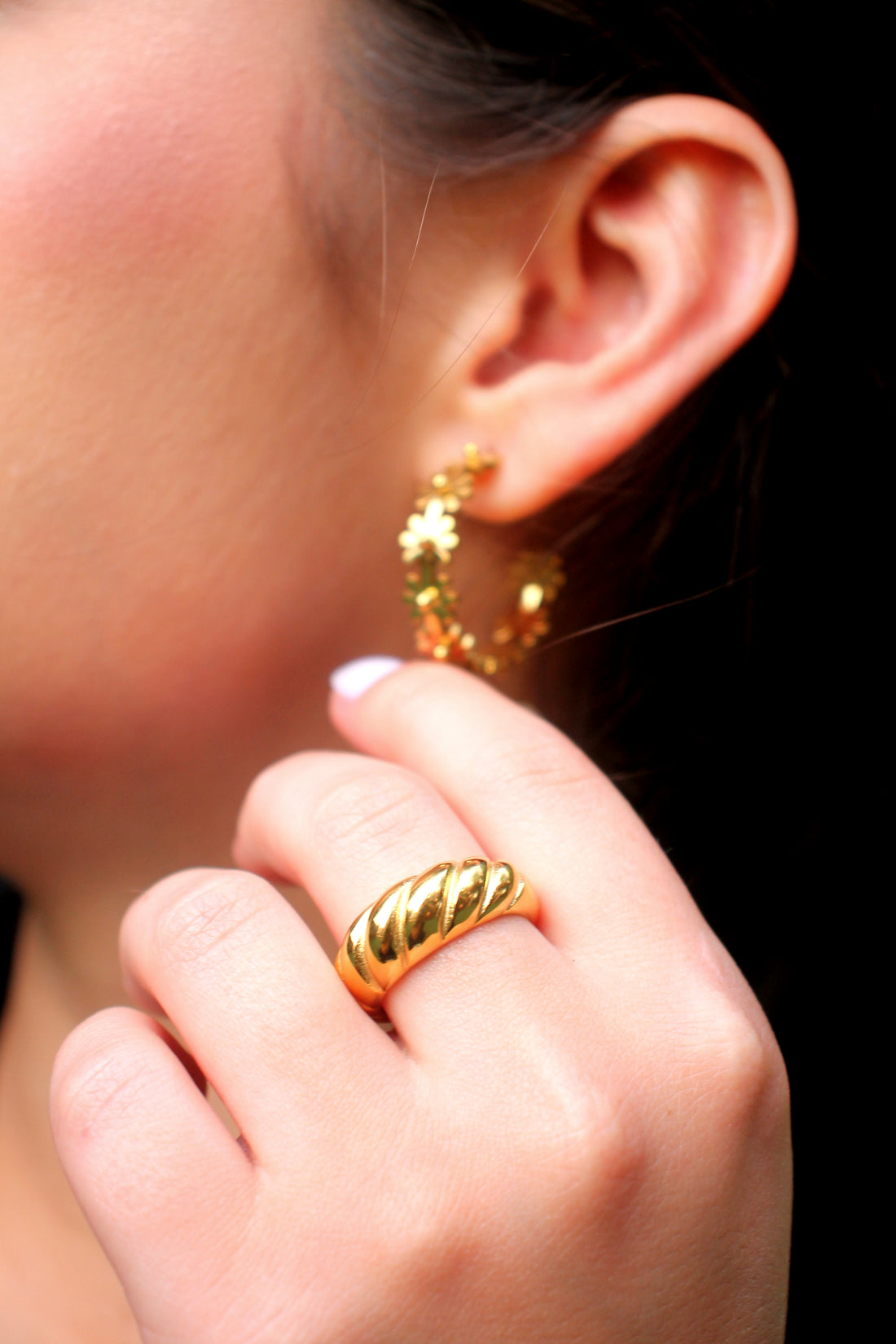 Anel Zeralyra - Banhado a Ouro 18K