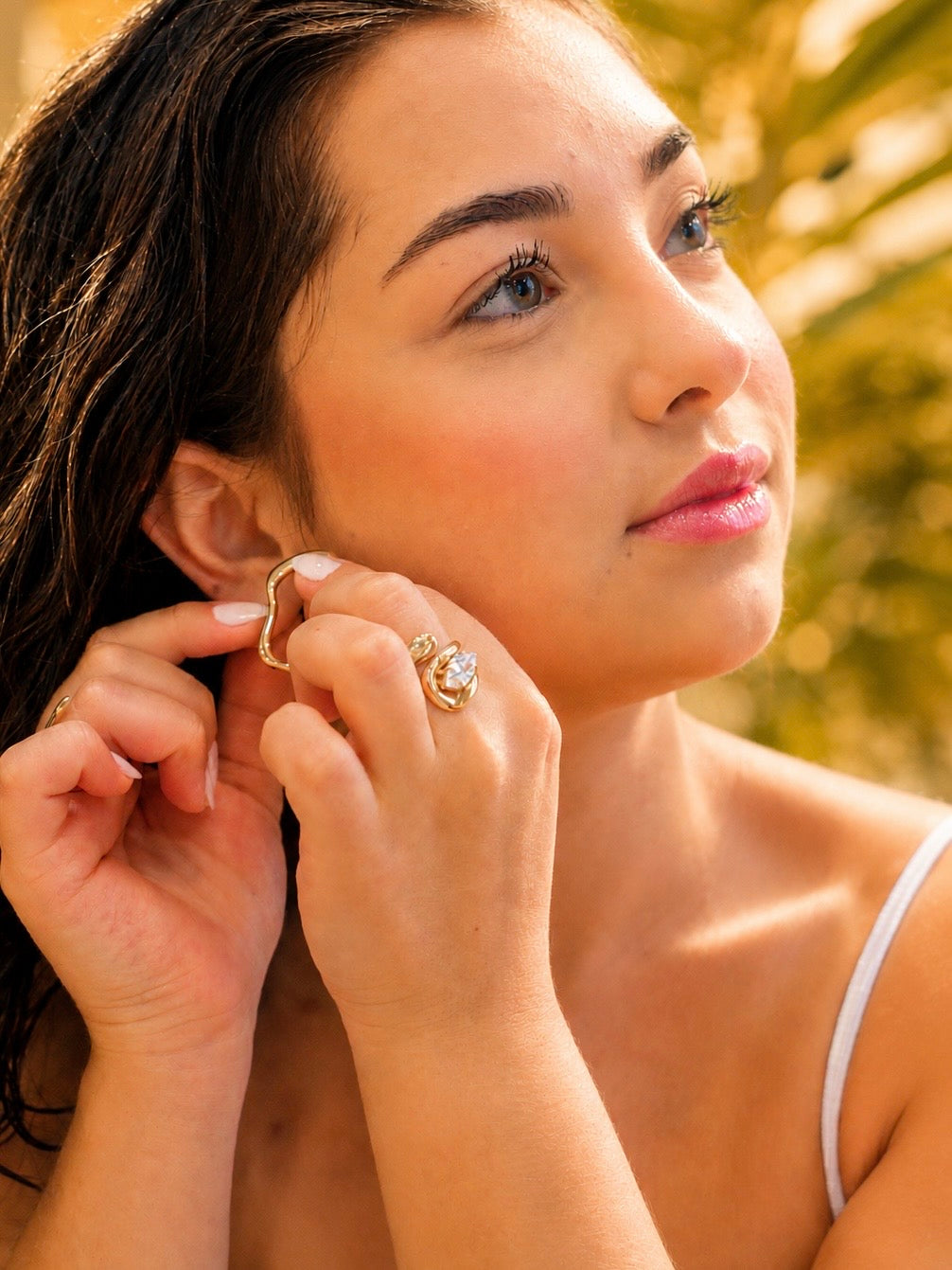 Anel Veronnea - Banhado a Ouro 18K