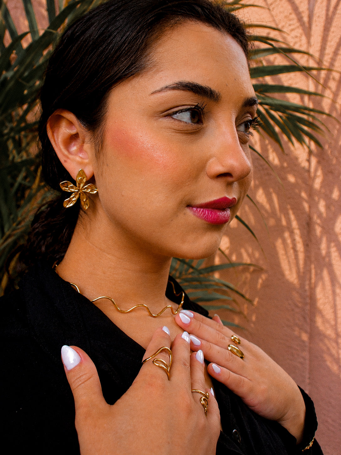 Brinco Lindy - Banhado a Ouro 18K
