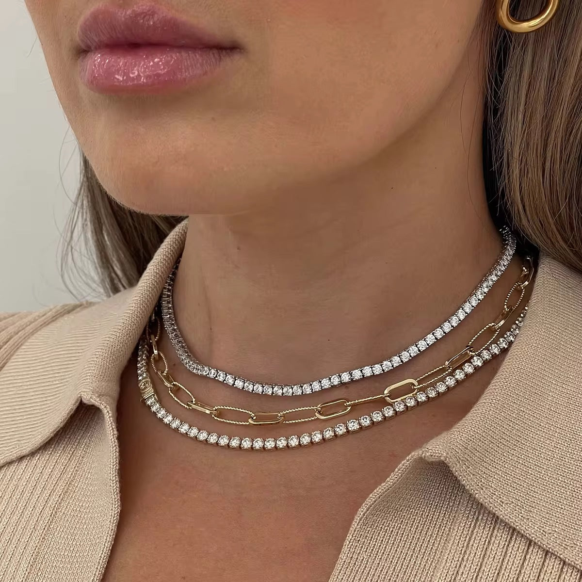 Colar Ayselle - Banhado a Ouro 18K