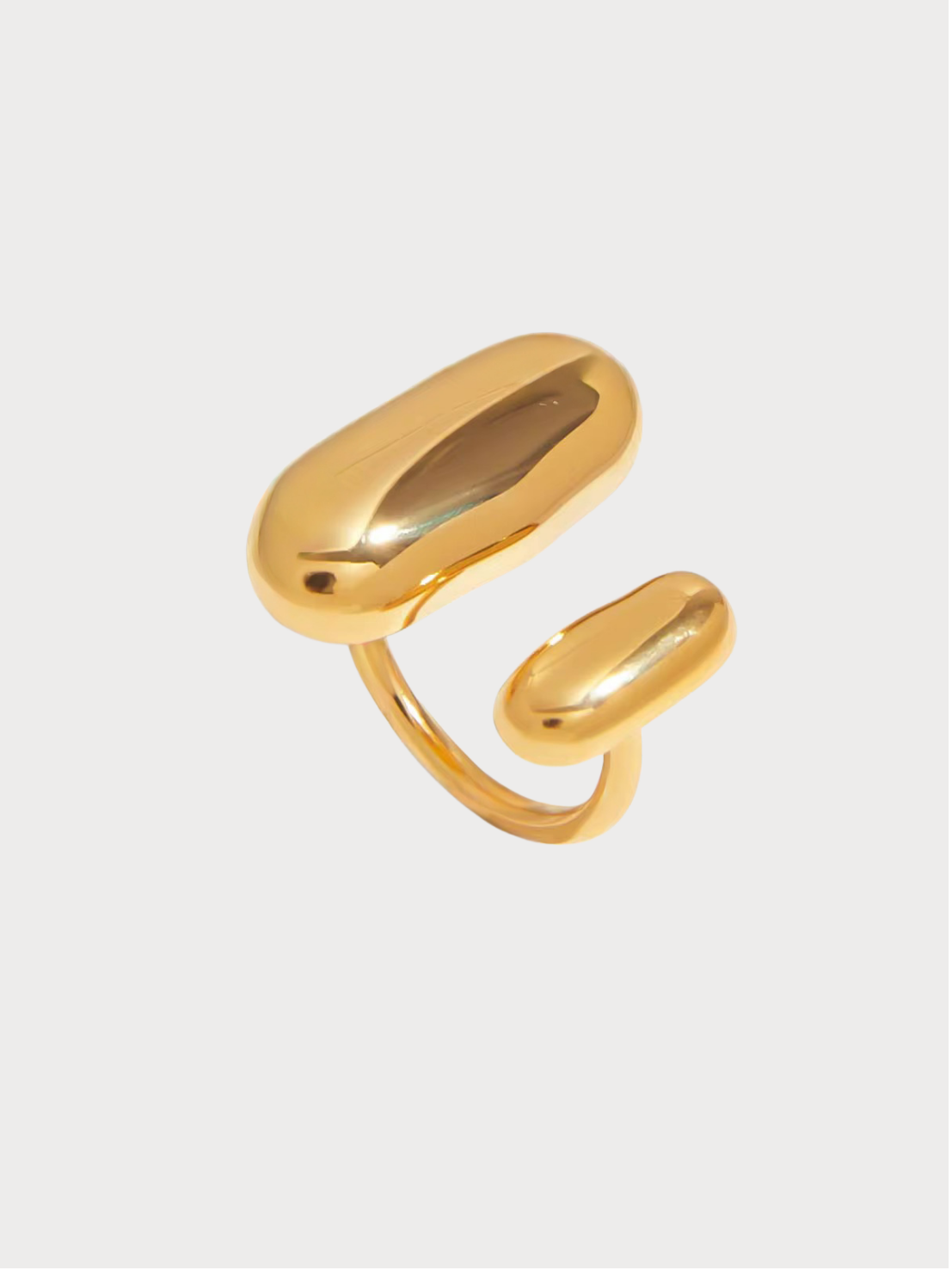 Anel Serenne - Banhado a Ouro 18K