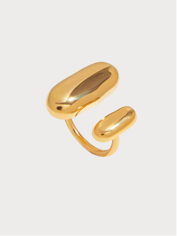 Anel Serenne - Banhado a Ouro 18K