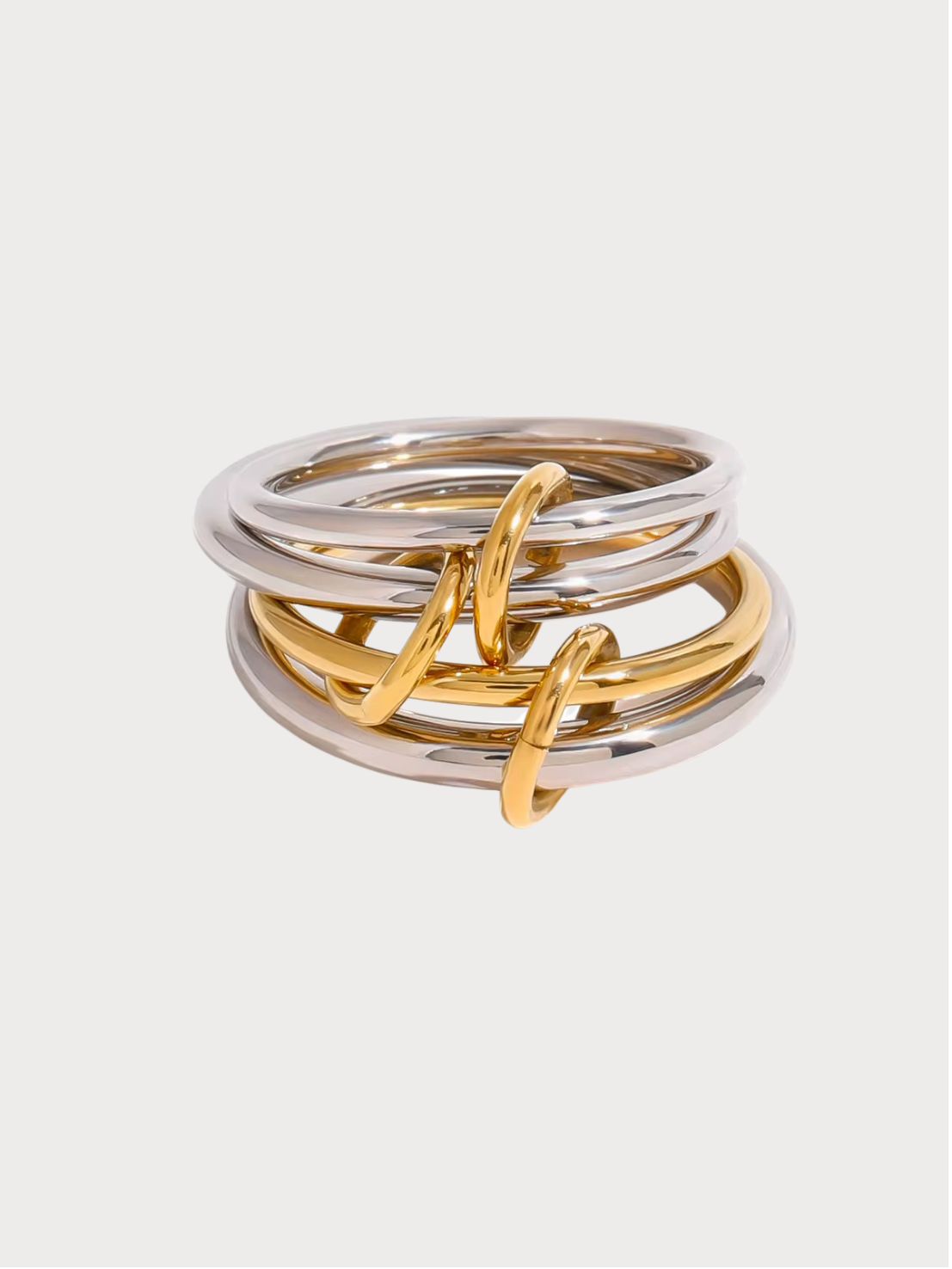 Anel Selvéria - Banhado a Ouro 18 K