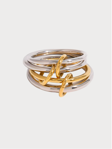 Anel Selvéria - Banhado a Ouro 18 K