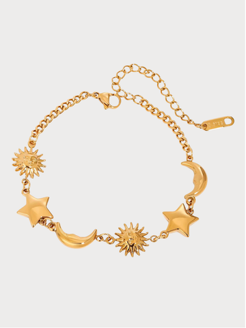 Pulseira Alverine - Banhada a Ouro 18K