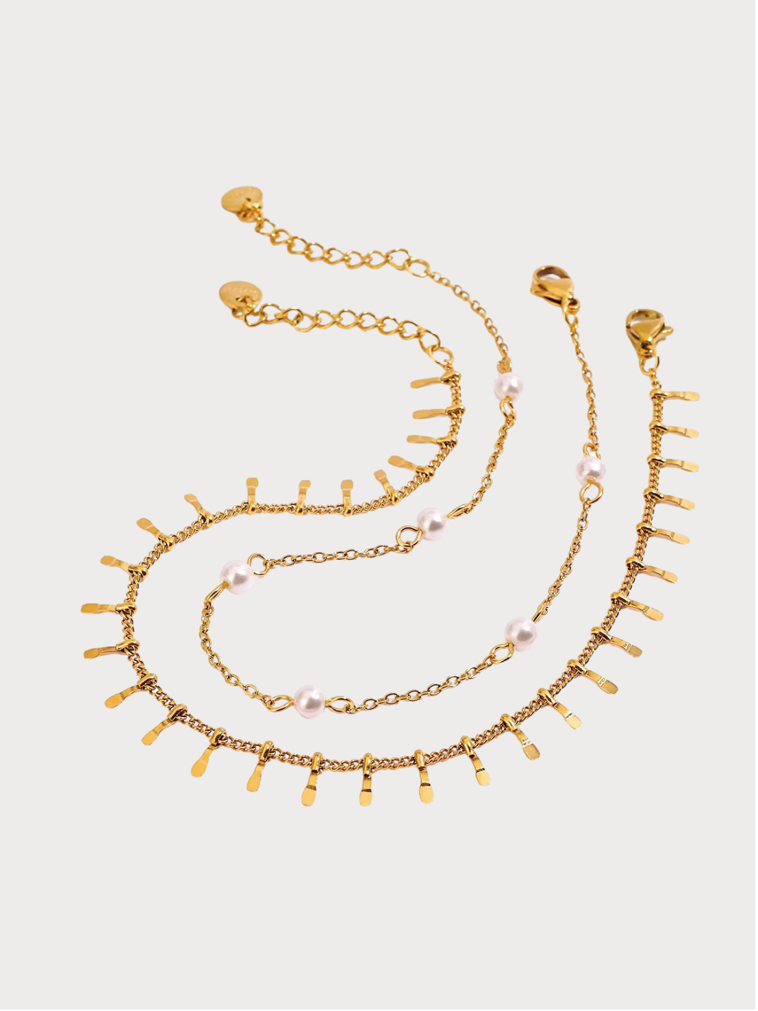 Tornozeleira Lumira - Banhada a Ouro 18K