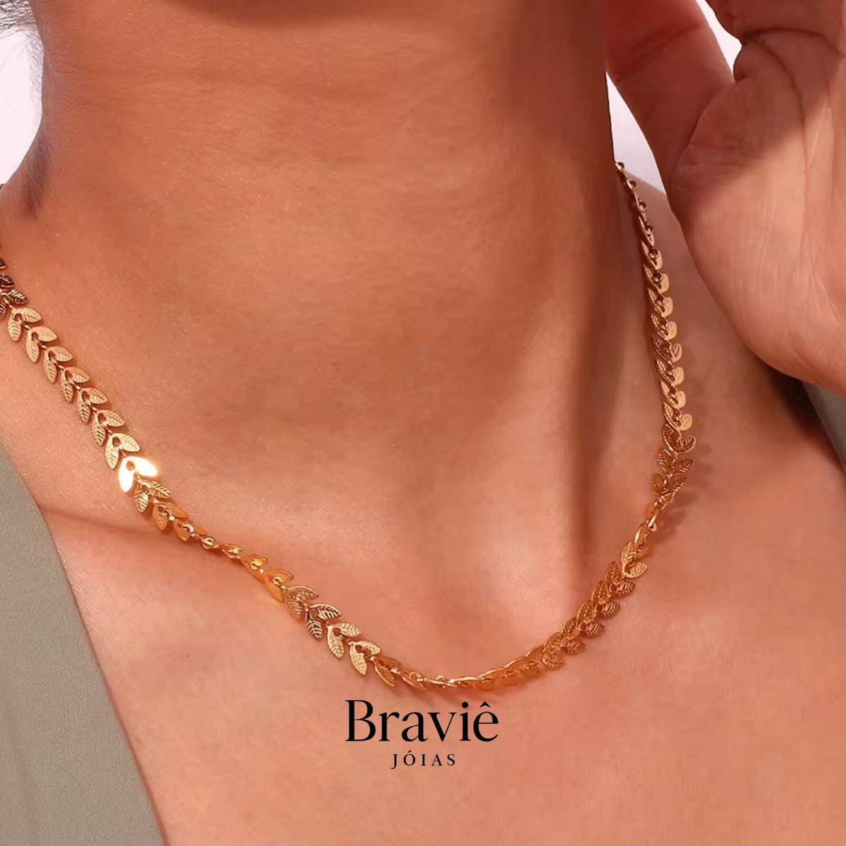 Colar Hera Dourado – Banhado a Ouro 18k