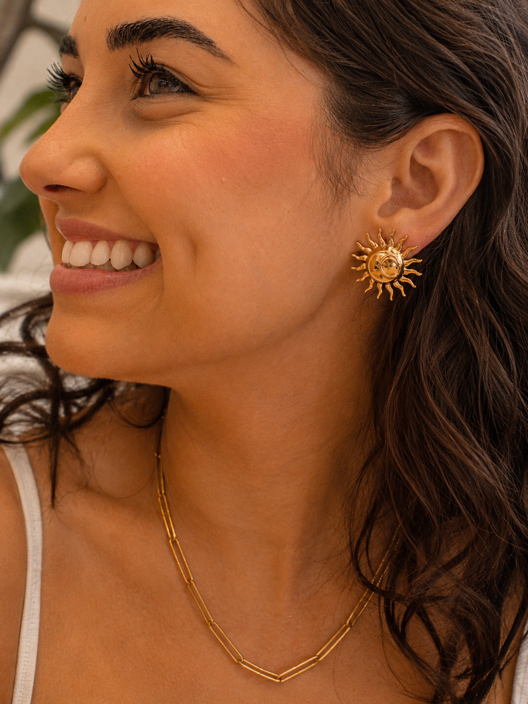 Brinco Elryon - Banhado a Ouro 18K