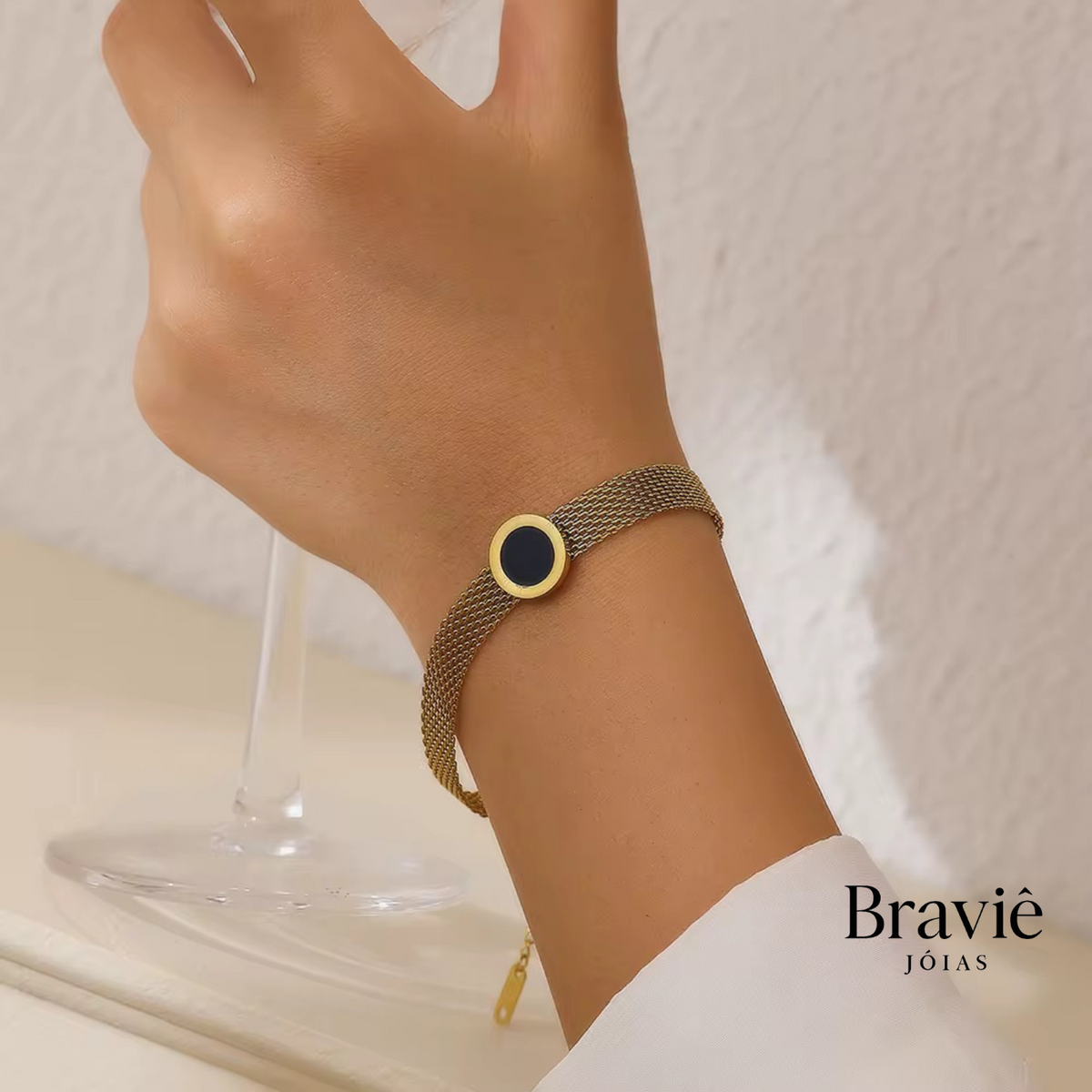 Pulseira Essence - Banhada a Ouro 18K