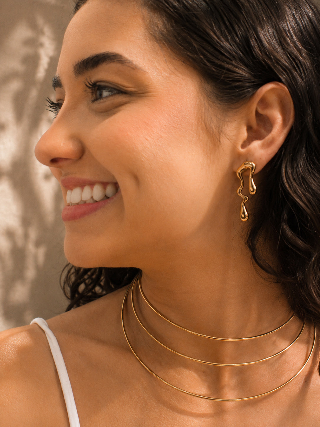 Brinco Cyvaris - Banhado a Ouro 18K