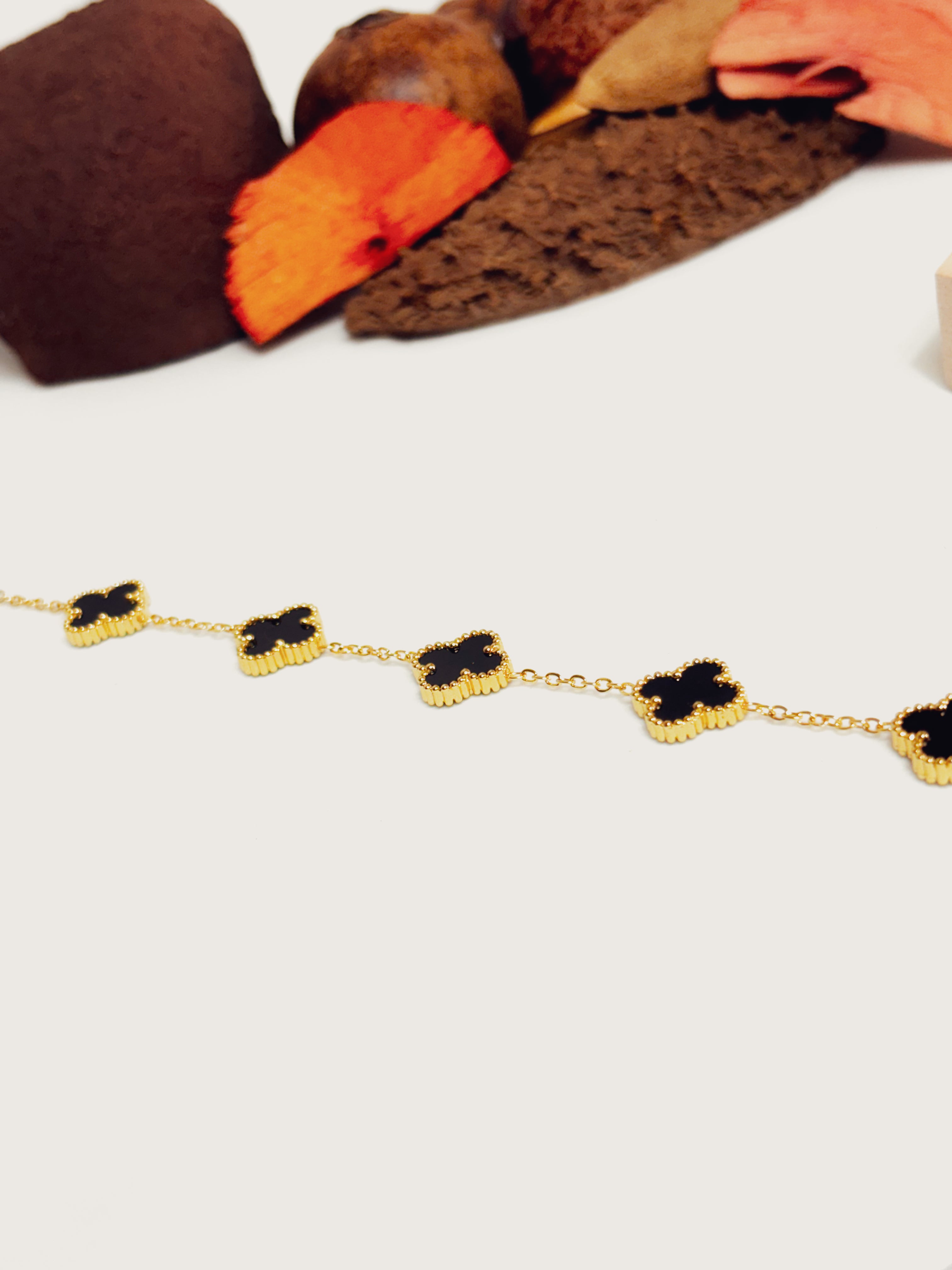 Pulseira Trevo - Banhada a Ouro 18K