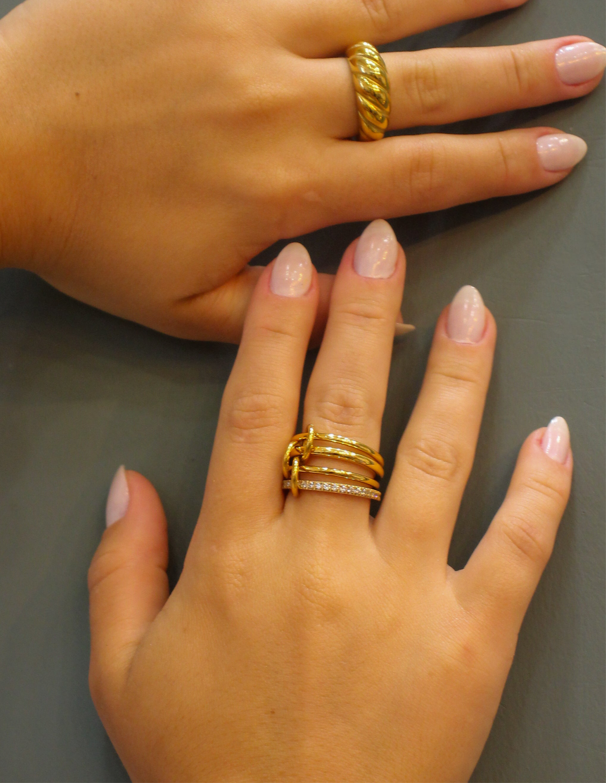 Anel Hespéria - Banhado a Ouro 18K