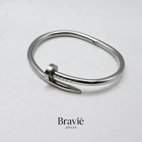 Bracelete Clou Prateado
